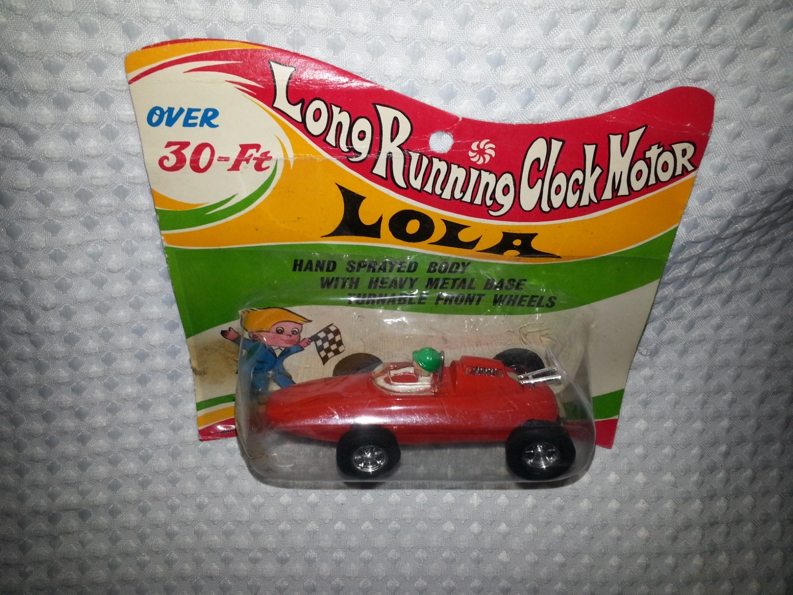 1960's Hong Kong-LOLA RACER-Long Running Clockwork Motor-MOC