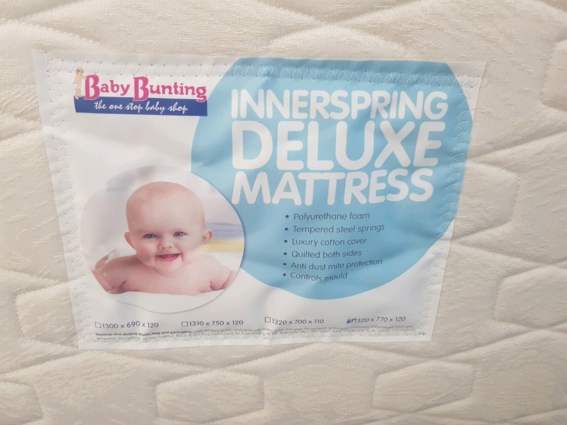 boori cot mattress baby bunting
