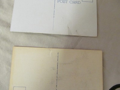 Four 1900's Vtg Postcards Oregon Lithograph Art Colortone White Border C.T.