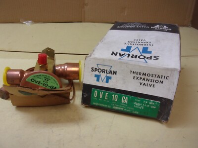Sporlan OVE-10-GA Thermostatic Expansion Valve , Inlet 7/8'' , Outlet 1-1/8''