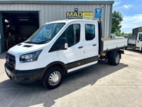 Ford Transit 350 2.0tdci 170ps 3Way Crewcab Tipper 2022/71 Registration (RARE )