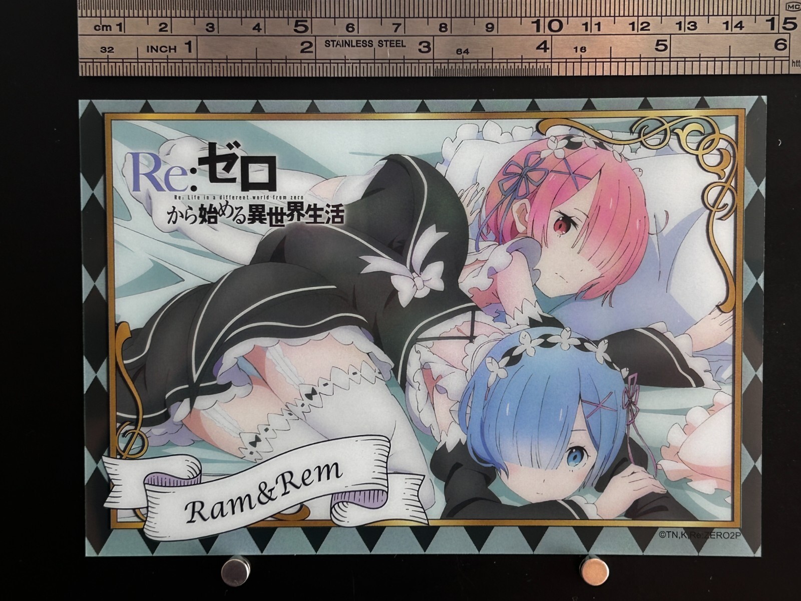 レムページ Rem Ram Re:Zero Big Clear Card JAPAN Japanese TCG CCG Manga