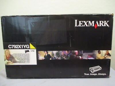 Genuine Lexmark C792 Extra High Yield Yellow Print Cartridge New! C792X1YG
