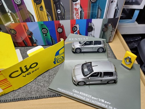 1/43 Norev Renault Clio SPORT V6 24v diecast Silver | eBay