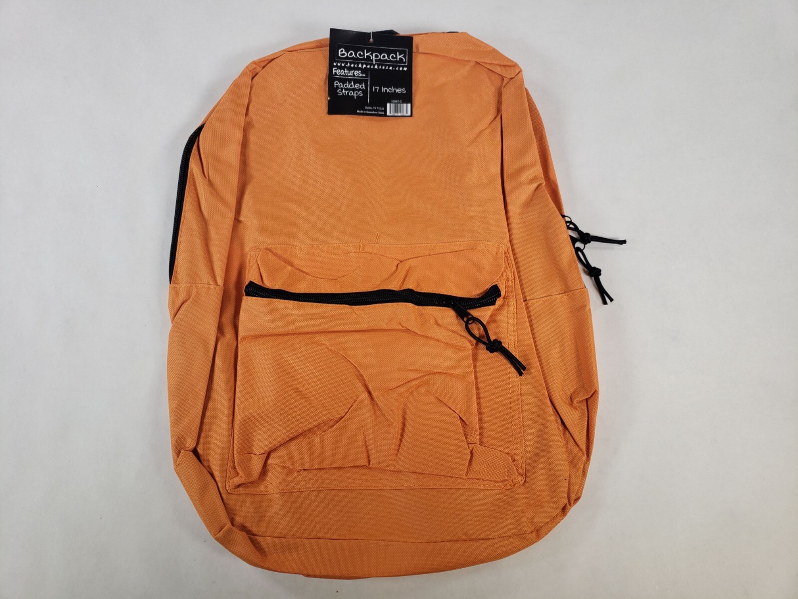 Moda West Unisex Kids 10067C Orange Black Padded Straps Moda West Unisex Kids 10067C Orange Black Padded Straps