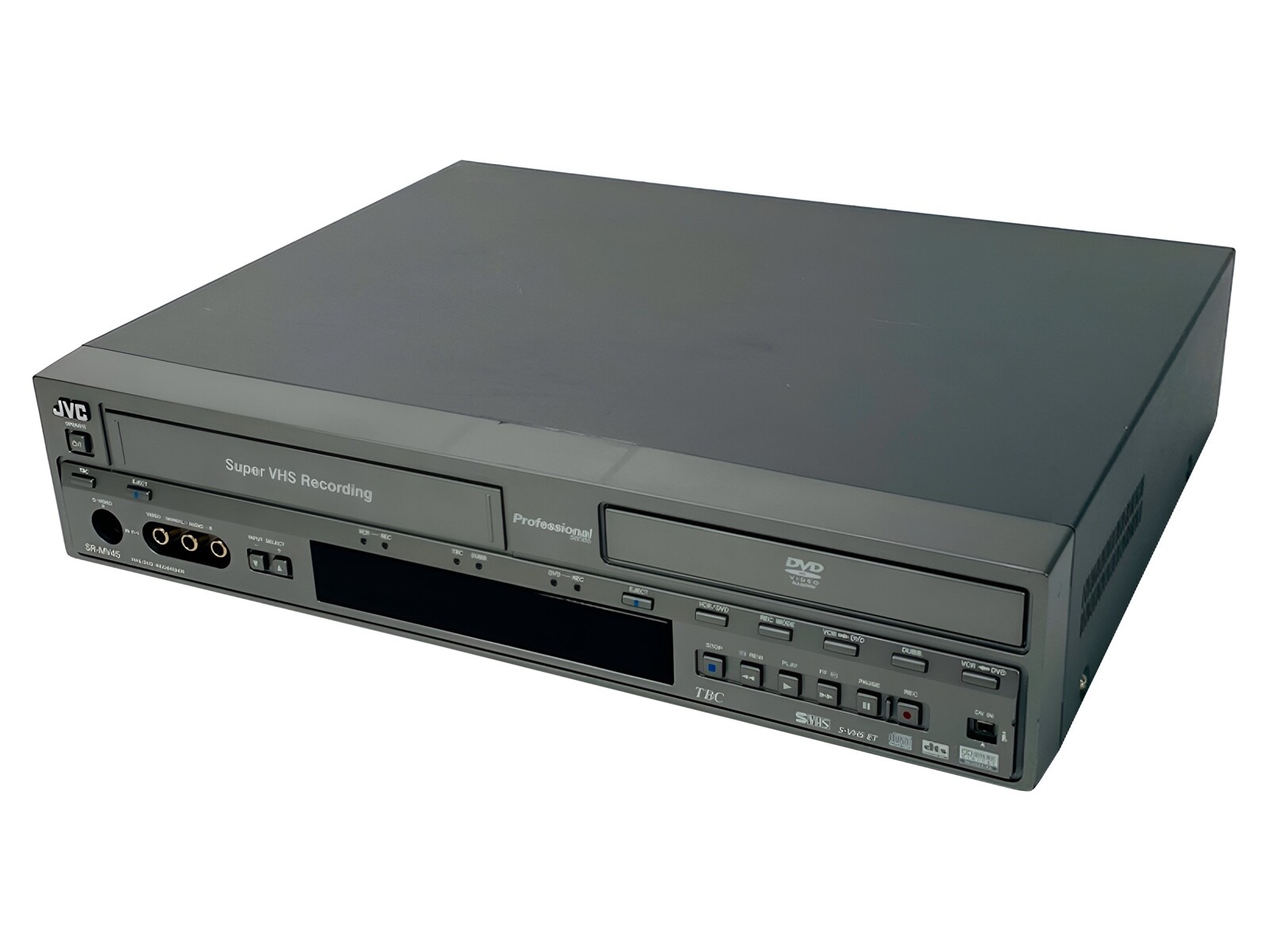 JVC SR-MV45U Professional Series DVD/S-VHS Recorder Dual Deck No