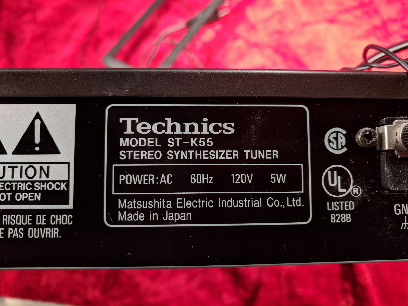 Technics ST-K55 FM/AM Stereo Digital Tuner TESTED!