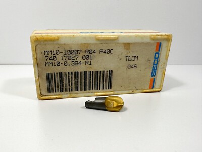 SECO MM10-0.394-R1 New Carbide Insert Grade T60M 1pc
