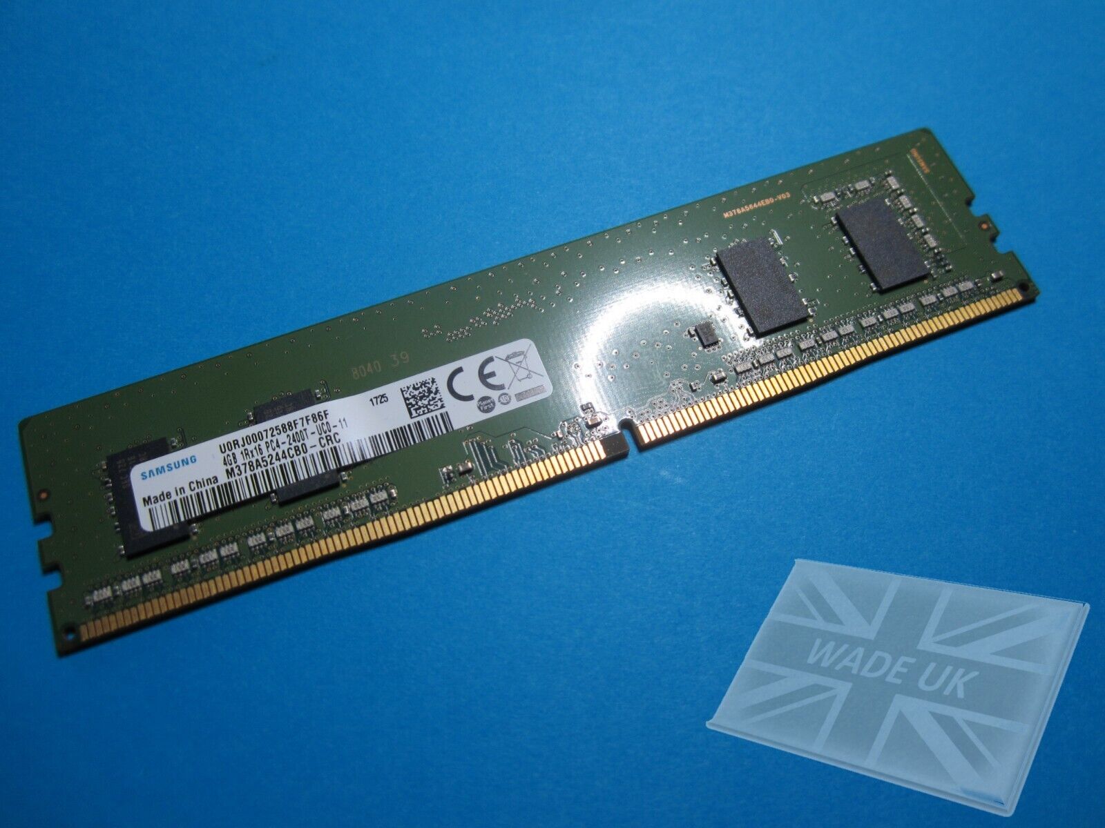 Samsung 4GB 1Rx16 M378A5244CB0-CRC PC4-2400T-UCO-11 DDR4 Desktop Memory Samsung 4GB 1Rx16 M378A5244CB0-CRC PC4-2400T-UCO-11 DDR4 Desktop Memory