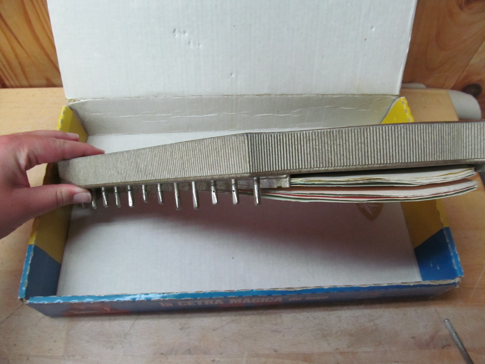 Vintage Harbert Italiana Junior Zither Deluxe Lap Harp Toy