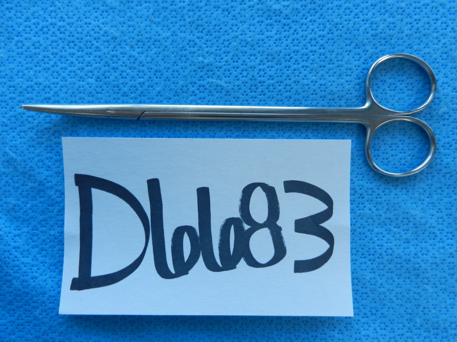 D6683 Spectrum Surgical Metzenbaum Nelson Curved Scissors 17.8cm