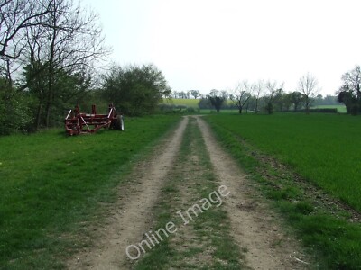 Photo 6x4 Wide Footpath Debenham Footpath near to Debenham, Suffolk. c2011