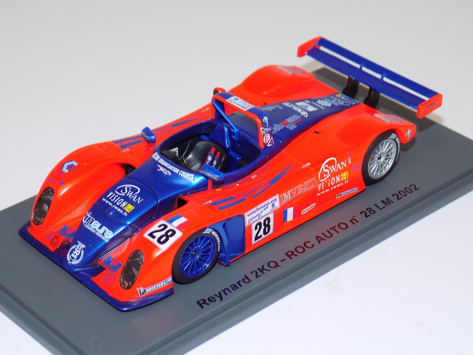 【正規品質保証】 2KQ Reynard Spark 1/43 ROC car Mans Le of Hours 24 2002 from 自動車