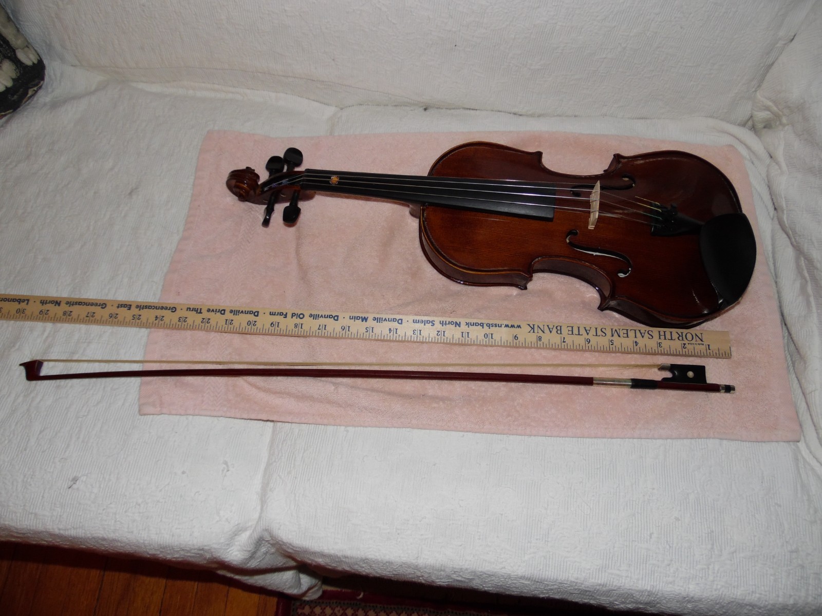 Full Size Cremona Fecit Anno Domini 2008 With Hygrometer Case & Bow & Strings