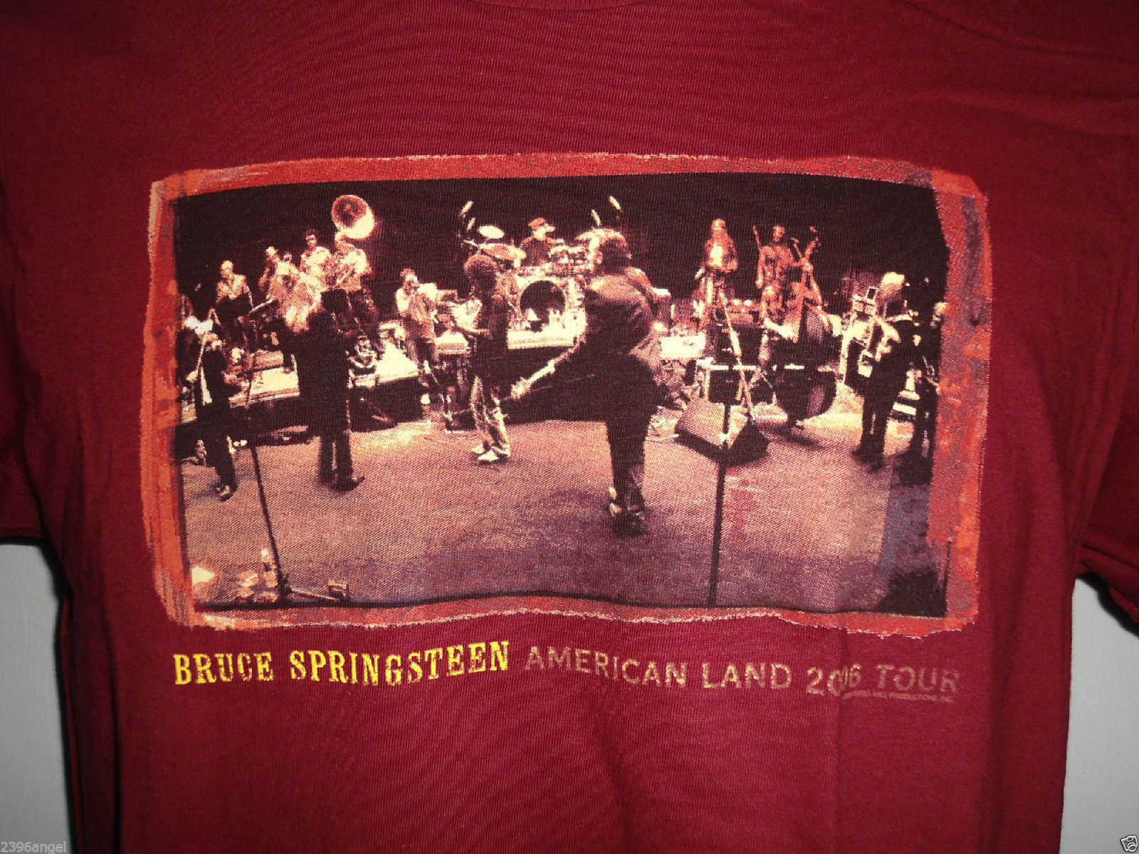 NEW - 25x WHOLESALE LOT BRUCE SPRINGSTEEN CONCERT BAND MUSIC T-SHIRT GIRLS LARGE