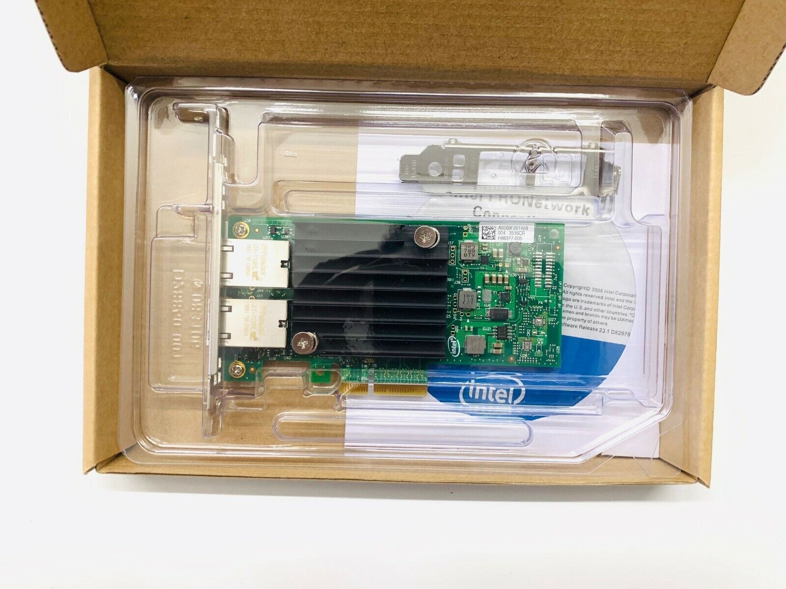 Intel X550-T2 Network Card - 10Gb Ethernet Converged Network Intel X550-T2 Network Card - 10Gb Ethernet Converged Network