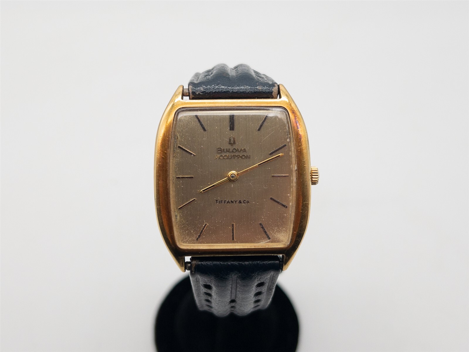 『bulova accutron』ゴールドカラー クォーツ 懐中時計 Vintage 1960s BULOVA ACCUTRON Tiffany & Co 18k Yellow Gold