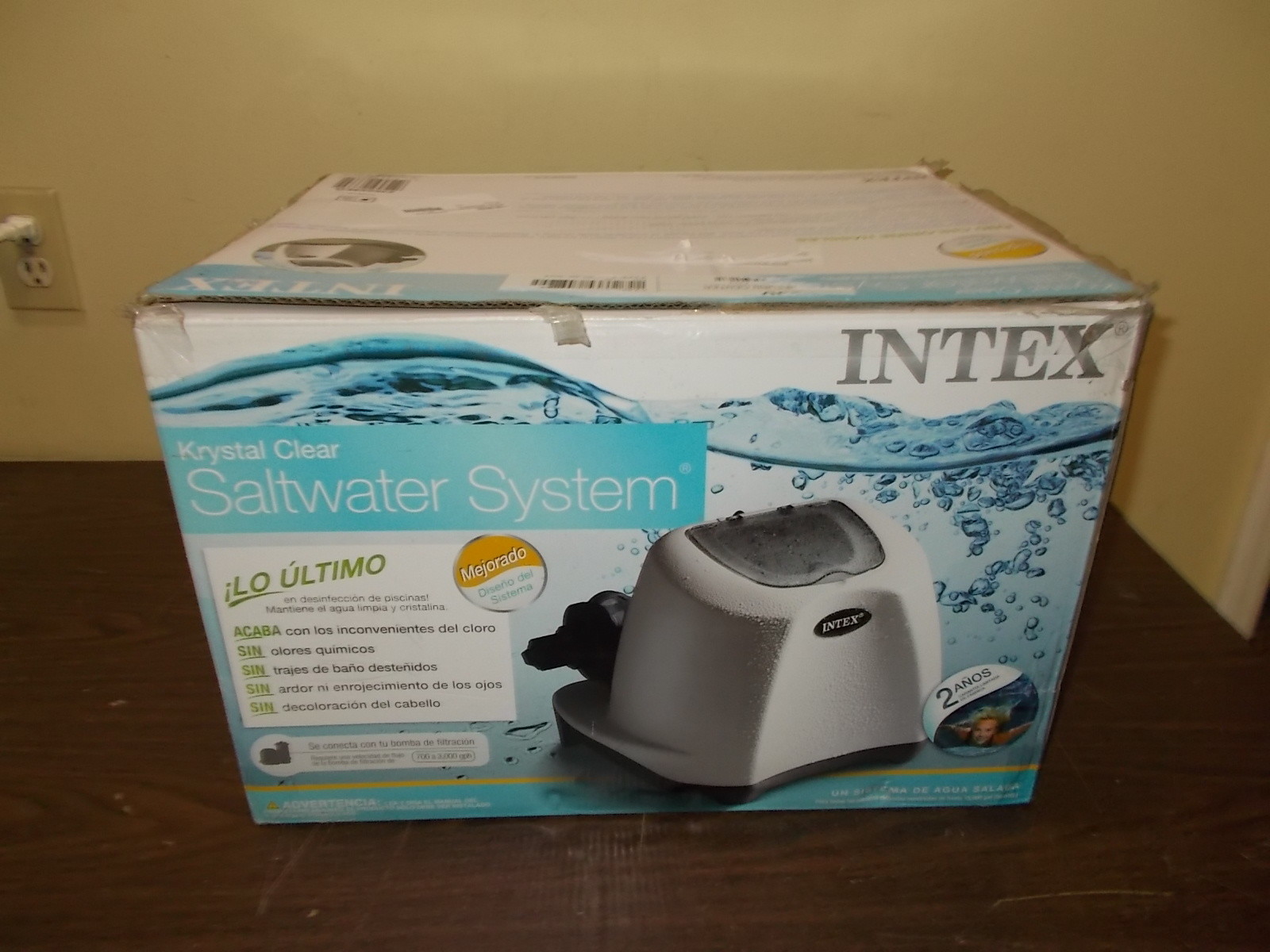 Intex Krystal Clear Saltwater System for Above-Ground Pools up to 15,000 Gallons