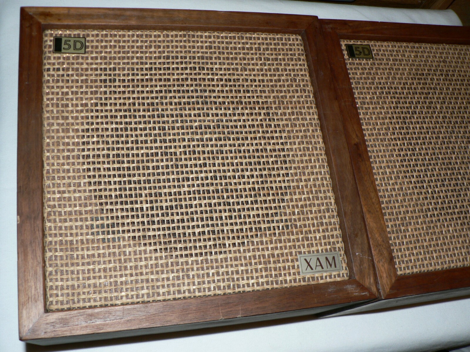 Scarce Vintage 1960s XAM 5D EJ Korvette SEAS Speakers 1-Way 7