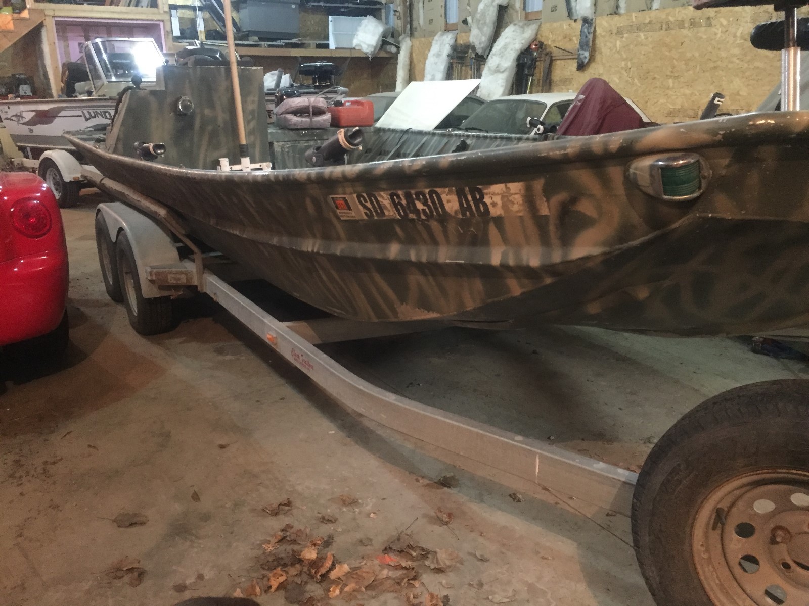 2003 Clark Jon Boat 21' 8" w/ 150 HP Mercury Optimax