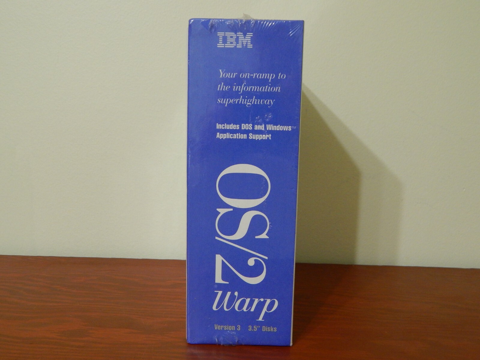New Old Stock IBM OS/2 Warp Version 3 + Bonus Pack SEALED