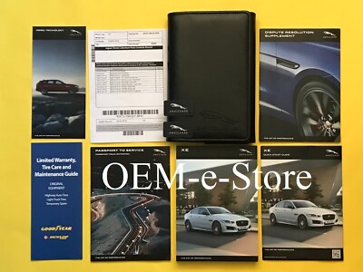 2019 Jaguar XE 25t 35t Premium Prestig 20d Owners Manual Navigation HandBook Set