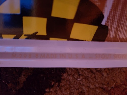 Original 1965 Mountain Dew Advertising Sign