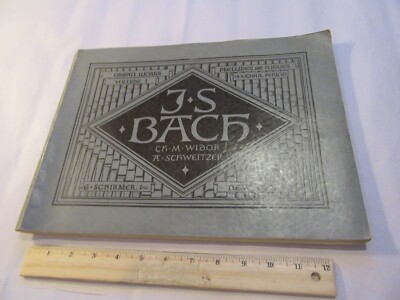 J S Bach Organ Works Volume 1- Ch M Widor A Schweitzer Preludes and Fugues