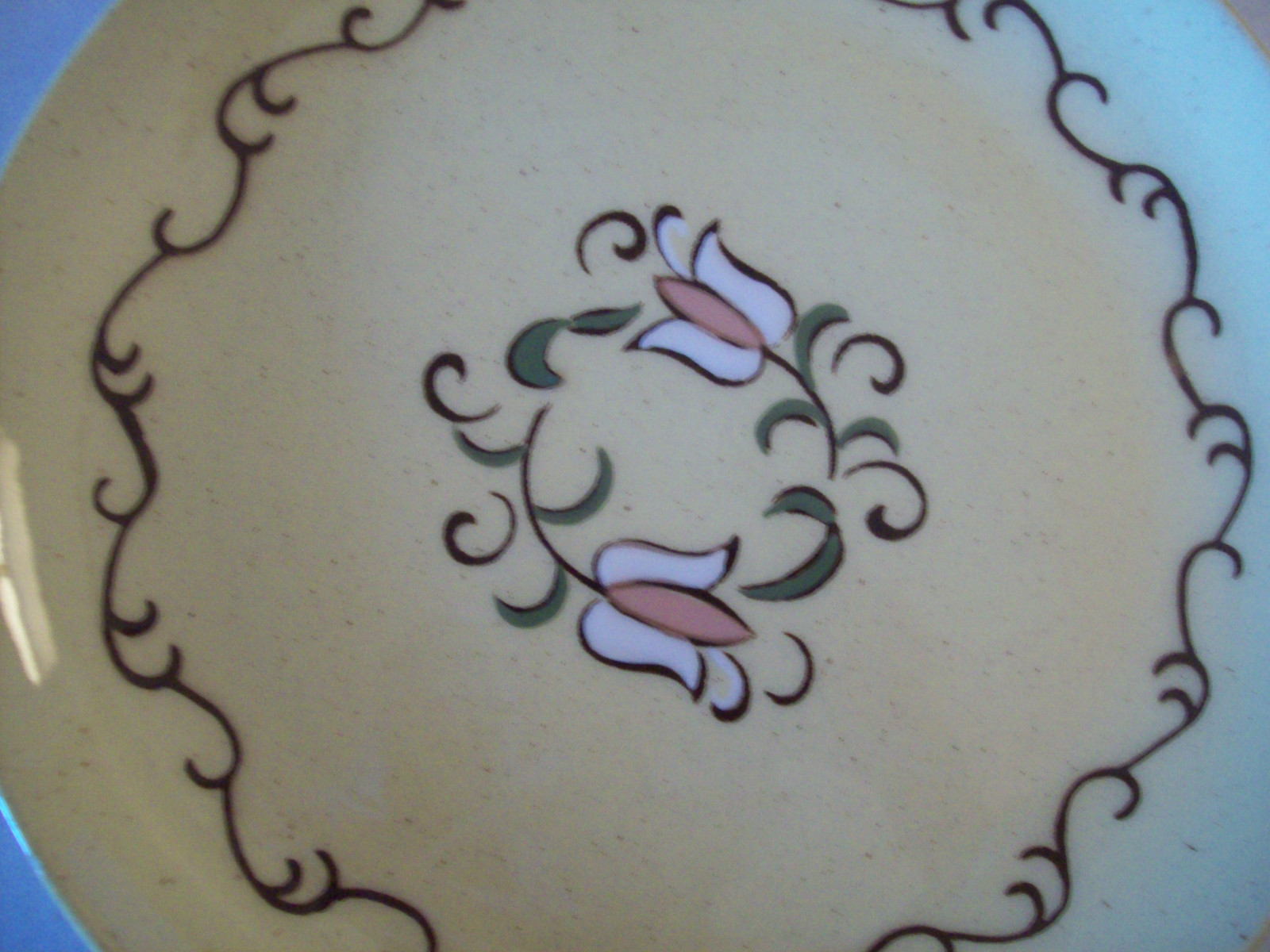 CALIFORNIA RANCHO by Santa Anita Pottery Dinner Plate 10-3/8