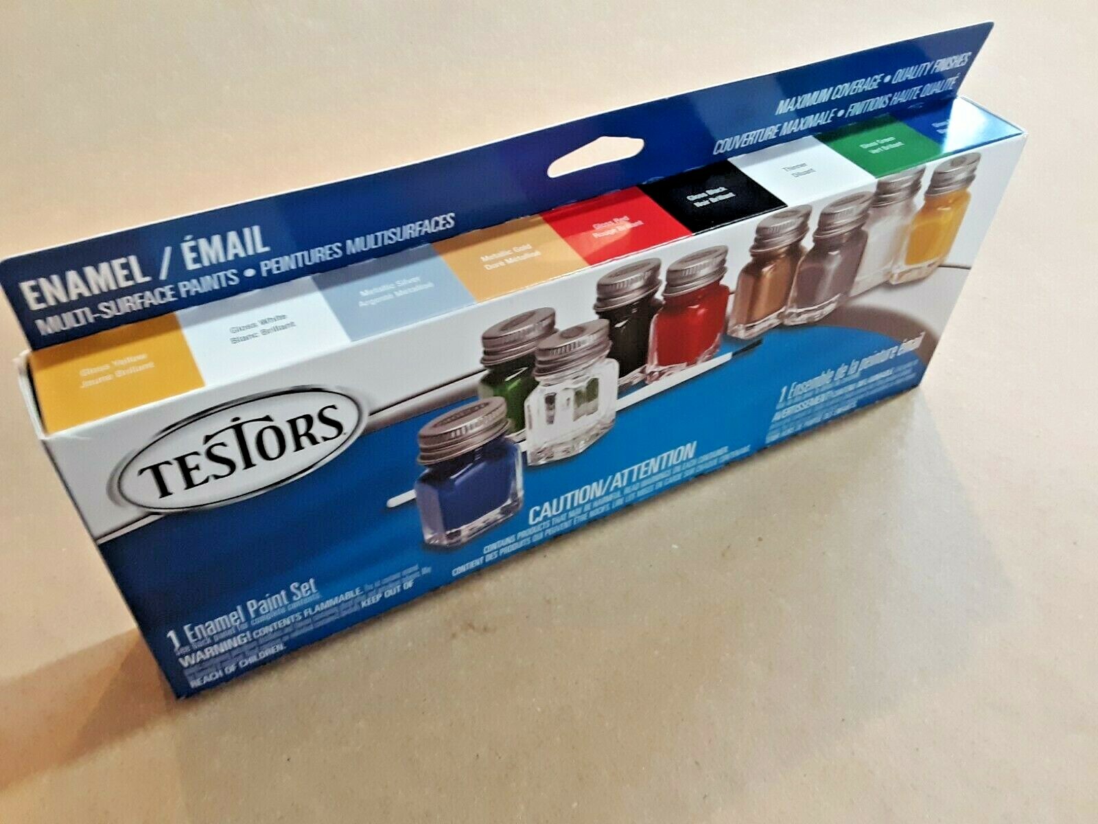 New 9146XT TESTORS ENAMEL GLOSS MODEL PAINT SET, Packaging may vary