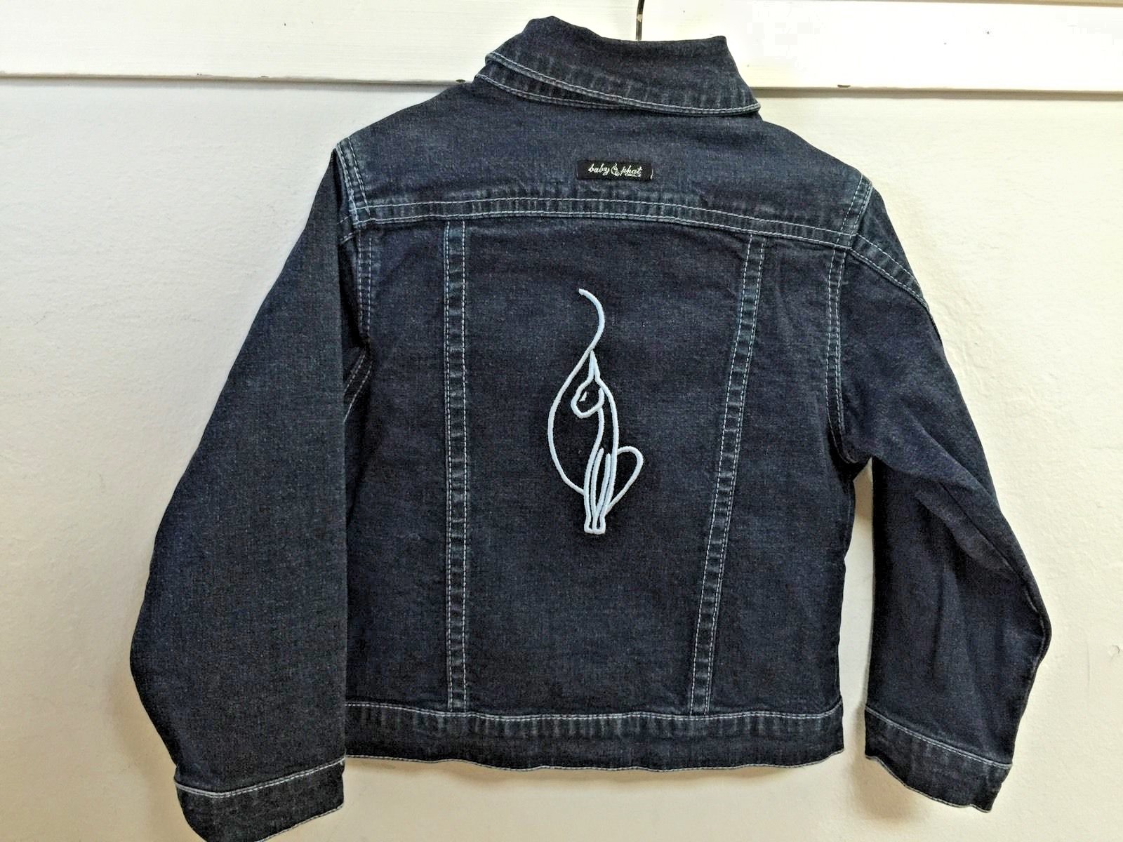 ☆NINE BULAZ LINE☆ クラッシュ DENIM JAKET 'L' s-l1200.jpg