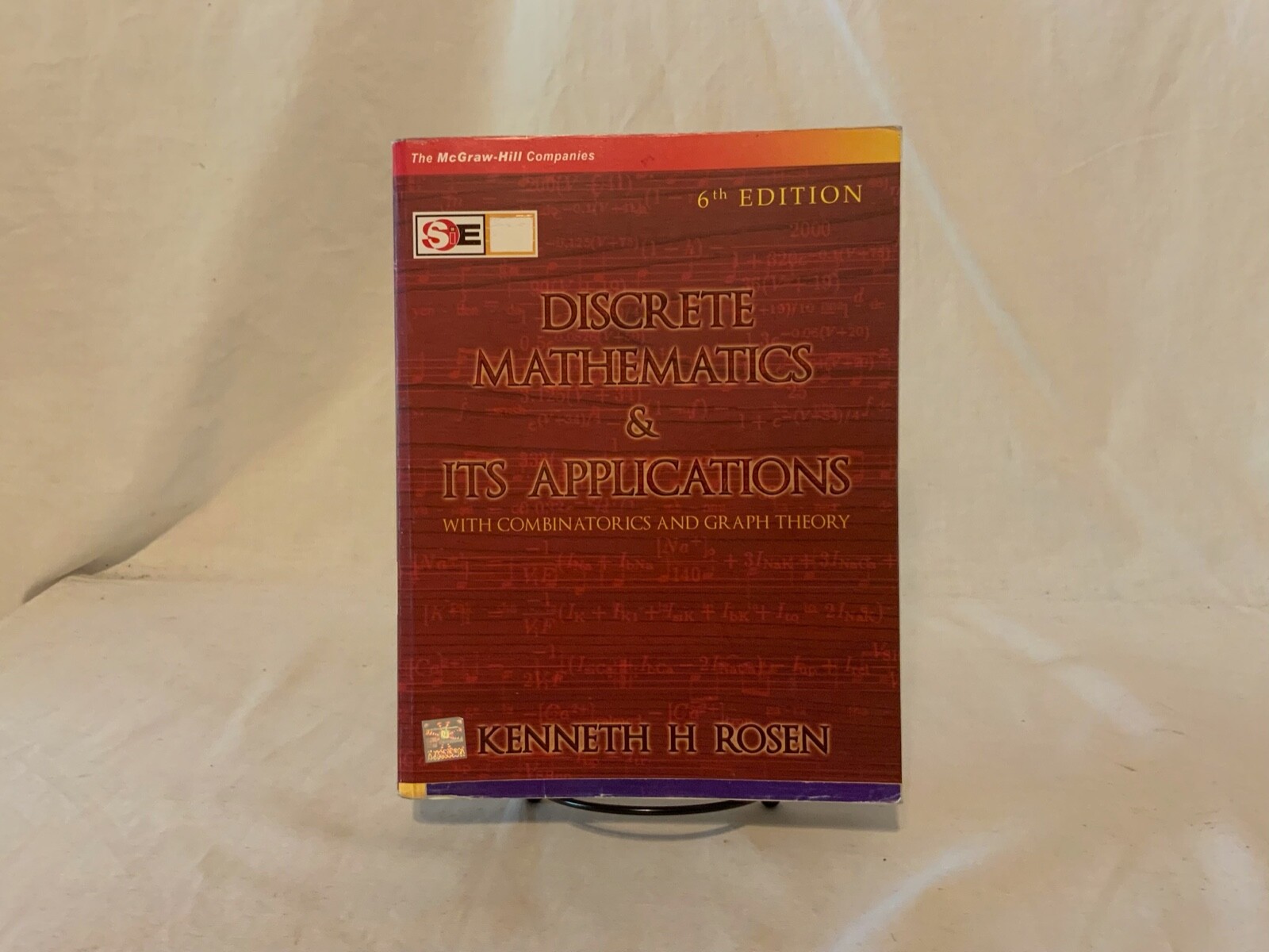 Discrete Mathematics & Its Applications Textbook Kenneth H. Rosen 6th Edition | eBay Discrete Mathematics & Its Applications Textbook Kenneth H. Rosen 6th Edition | eBay