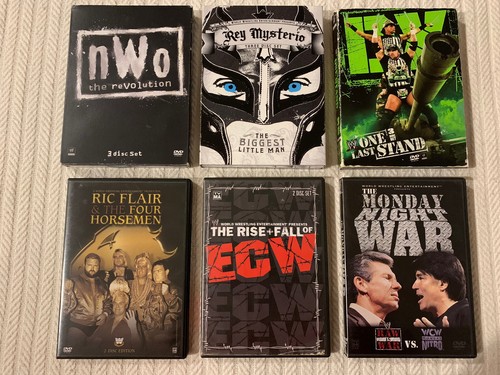 【WWE】WWE DVD 4枚セット【DIVA】 WWE DVD Lot, 6 Dvds, NWO ECW DX RAW Rey Mysterio 4 Horsemen