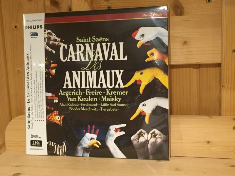 Signed By Mischa Maisky Saint-Saens Carnaval Des Animaux Audiophile Philips 2 Lp