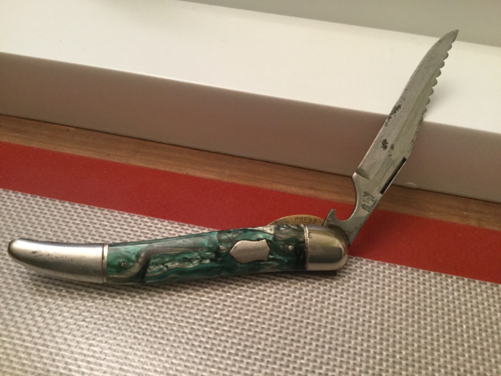 Green Handle Antique Butter Knives - Etsy