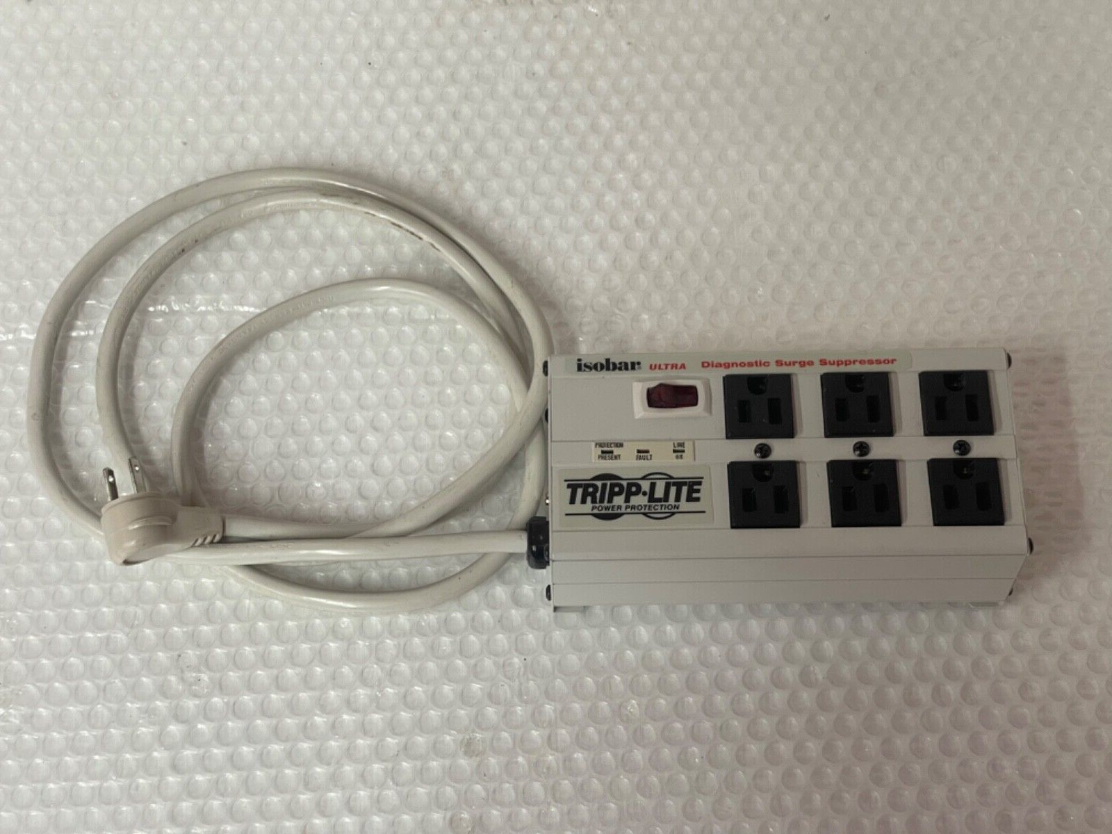 Tripp Lite, Isobar Ultra 6 Outlet 120V Diagnostic Surge Protector 6ft.
