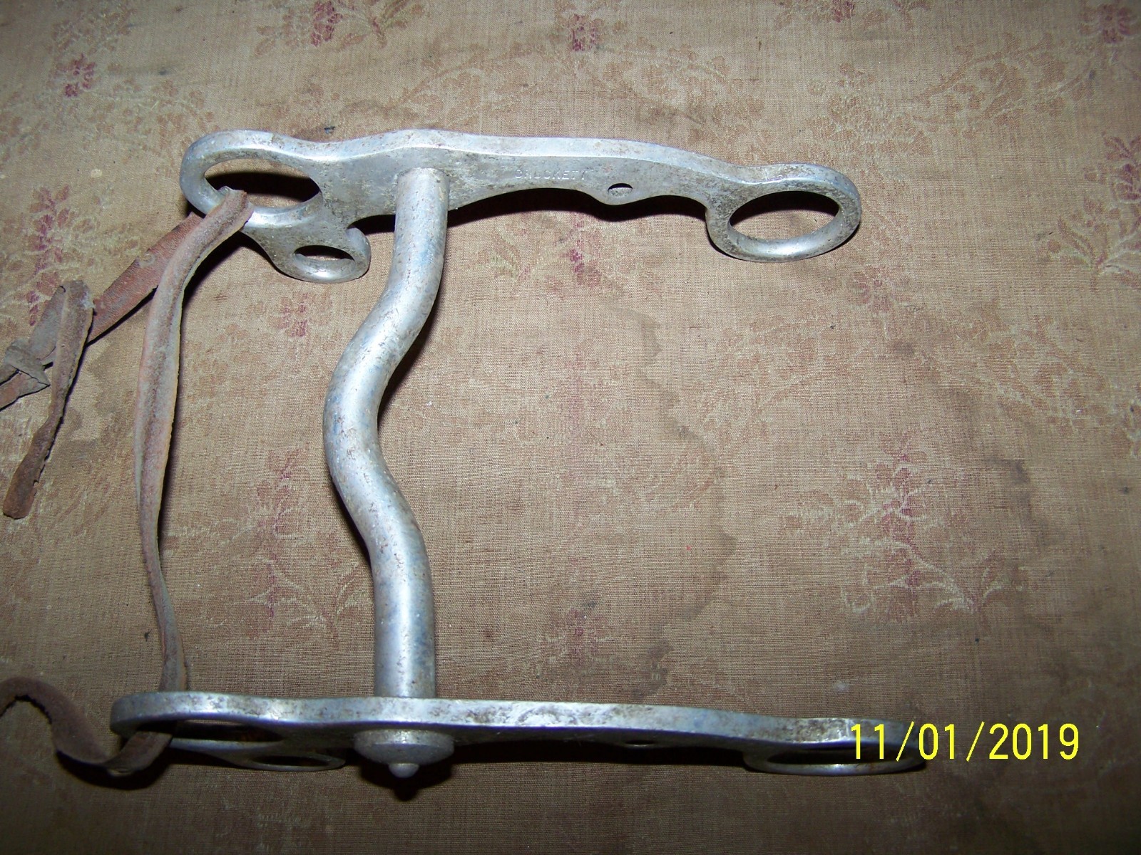 Vintage CROCKETT & RENALDE Aluminum Horse Bits Tack Western