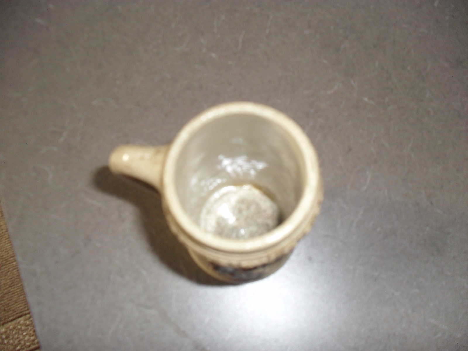 Antique German Beer Stein Embossed Design