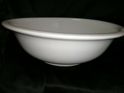 Iron Stone Barbers Bowl Bowl Blue and white Iron wear Mans head soup bowl