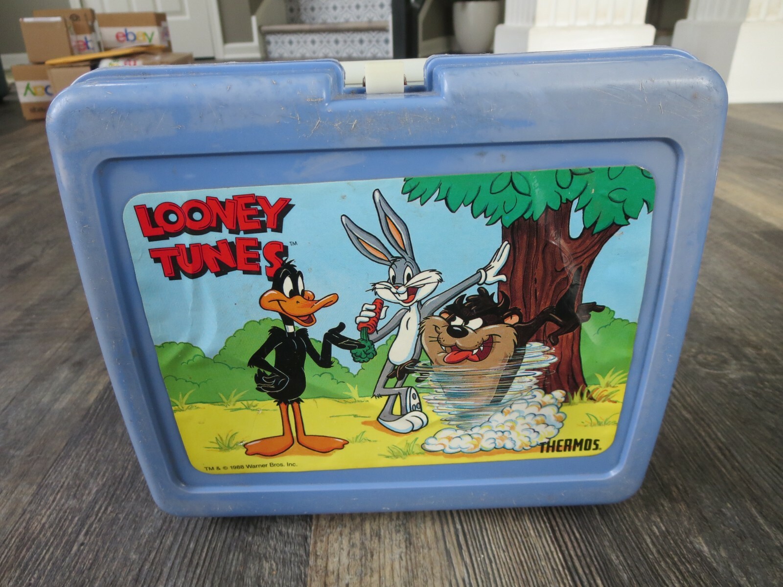 【激レア】LOONEY TUNES ロードランナー　ティッシュBOXカバー 激レア】LOONEY TUNES ロードランナー ティッシュBOXカバー