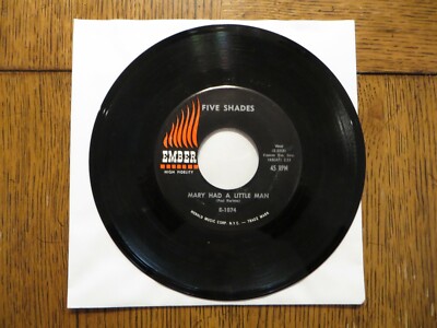 Five Shades   Mary Had A Little Man - 1961 - Ember E-1074 7'' Single VG+/Generic
