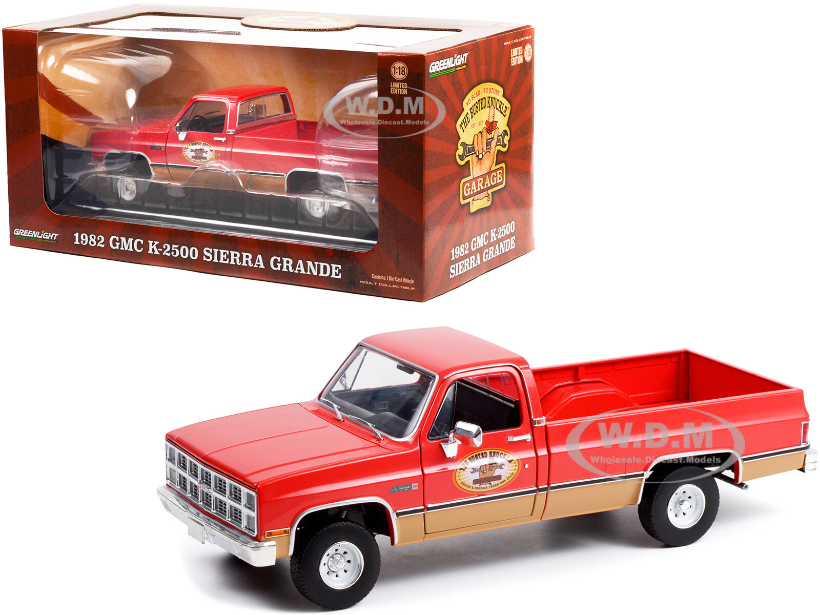 1982 GMC K-2500 SIERRA GRANDE PICKUP BUSTED KNUCKLE GARAGE 1