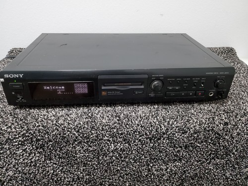 Sony Minidisc Player Deck MDS-JE510 AS IS FOR PARTS/ REPAIR