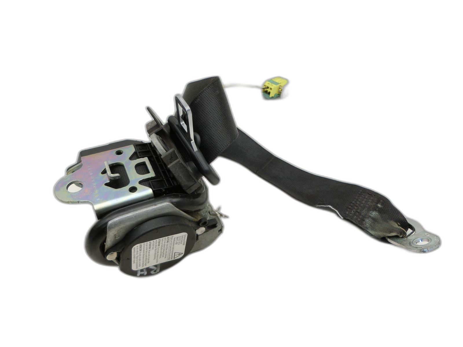 Porsche Cayenne 9PA 07-10  Sicherheitsgurt Gurtstraffer Gurt Rechts Hinten Schwarz  - Bild 1