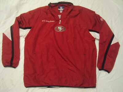 Reebok SF 49'ers Light Weight Pullover Jacket Adult Size 2XL NWOT!