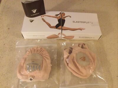 Bloch Elastosplit X Canvas ES0251L Pink Ballet Slippers, Ladies Size 3B