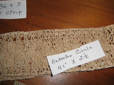 Vintage LOT Hand Crochet EDGING TRIM Ecru Ivory Several widths & styles GROUP #2