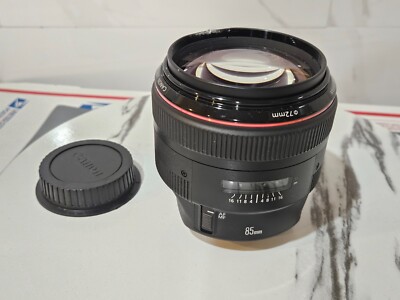 Canon EF 85mm f1.2 L II USM Lens FOR PARTS REPAIR FOCUS ISSUE