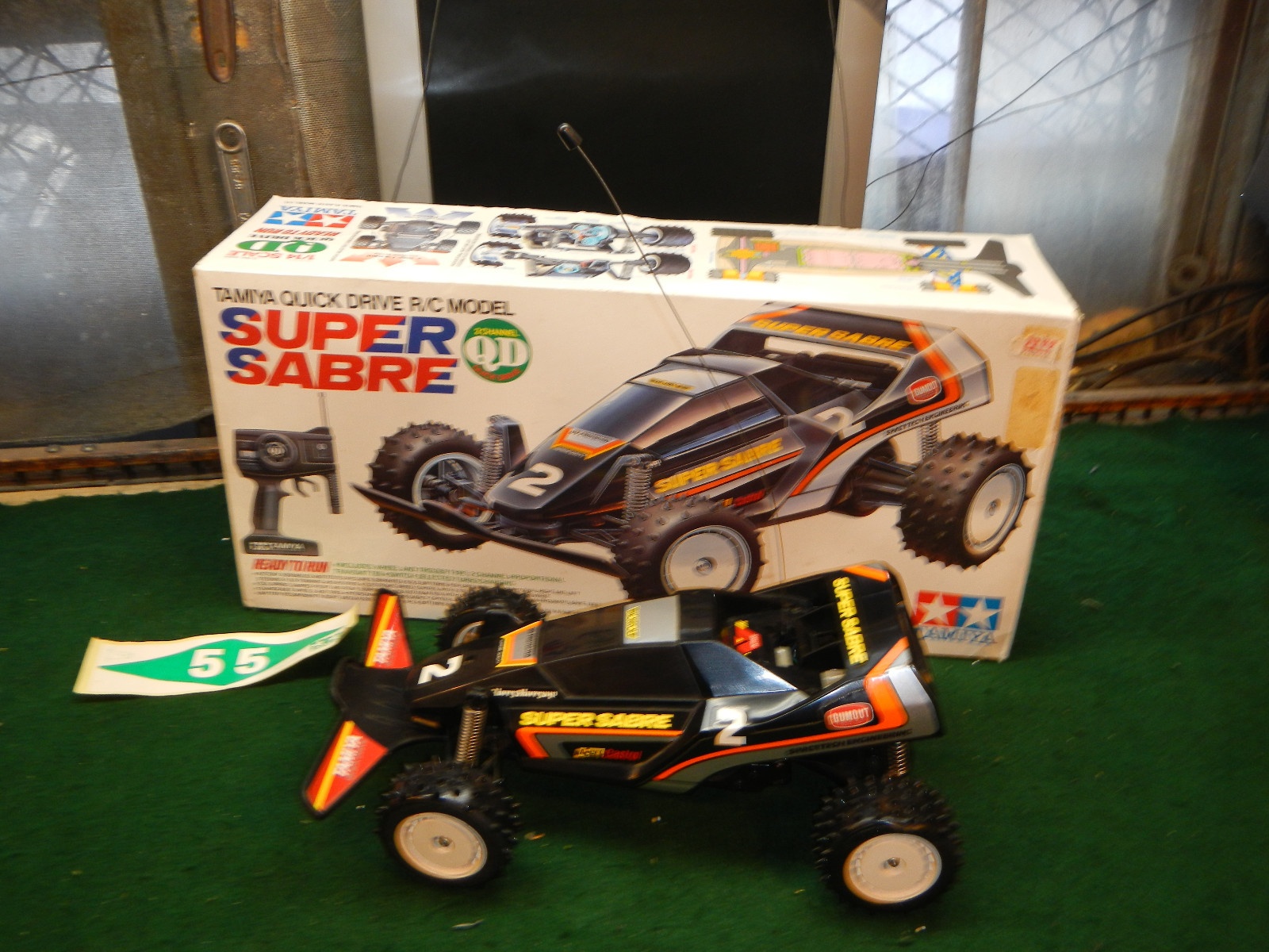 ホビーラジコン TAMIYA SUPER SABRE 1/10 4WD Tamiya Super Sabre 1/10 4WD Buggy Kit [TAM58728-60A] - HobbyTown