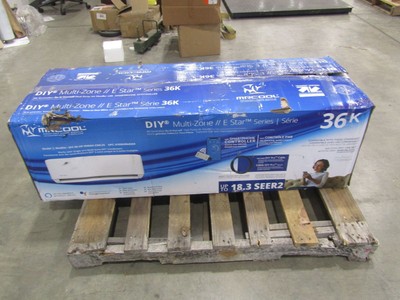 MrCool 36000 BTU DIY Mini Split Wall Mount Air Handler DIY36HPWMAH230C25